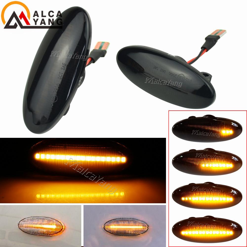 

For Nissan X-trail Qashqai J10 Cube Juke Leaf Micra Micra K13 Note E11 Car Side Marker Light Dynamic LED Turn Signal Lamp