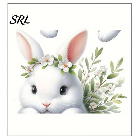 Switch Sticker Removable Plants Flower Sticker, Decorative Green Leaf Floral Bunny Light Residue Cover Socket Decal, DIY Art Murals for Kids B