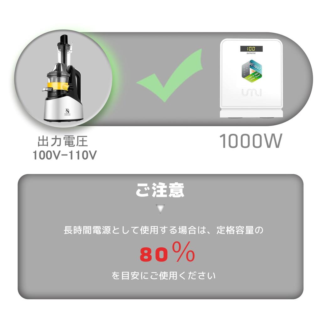 UMIVC Overseas Travel Step Down Step Down Step Down Large Capacity Power To Portable Transformer for Light and Safe Transformer, Transformer,