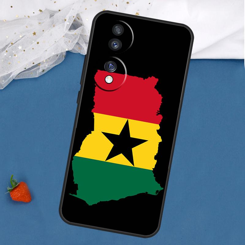 Ghana Flag Case For Honor Magic 8 5 6 7 Pro 200 400 50 70 90 Lite Win RT X8c X8b X9a X9b X9c X9d Cover