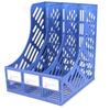 Office Supplies File Holder A4 Desktop Storage File Column Stationery Plastic Thick File Frame File Organizer
