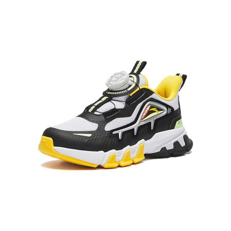 Anta Mountain Language Non-Slip Wear-Resistant Sports Casual Shoes Kids Sneakers White Black Yellow 312319980-2
