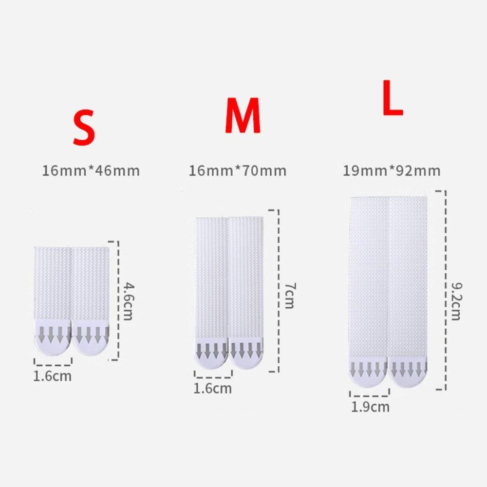 4 Pairs Punch-free Photo Frame Tape Strips Self Adhesive Poster Frame Hanging Stickers  Home Office