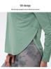 Women's Slimming Long Sleeve Quick-Dry Yoga Shirt for Running & Training