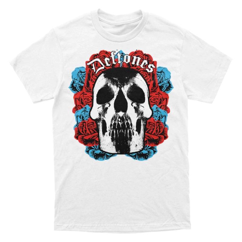 Alternative Metal - Experimental Rock Band Deftones - American Retro Casual Short-Sleeved Cotton T-Shirt