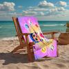 Custom Name Ultra-Soft Beach Towel with True and the Rainbow Kingdom Theme,Ideal for Pool - Camping, Diving - Perfect Travel Essential, Vibrant Beach 