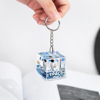 Cute Creative Memorial Mini Micro Landscape Fluid Drift Astronaut Ornament for Bedroom Mold