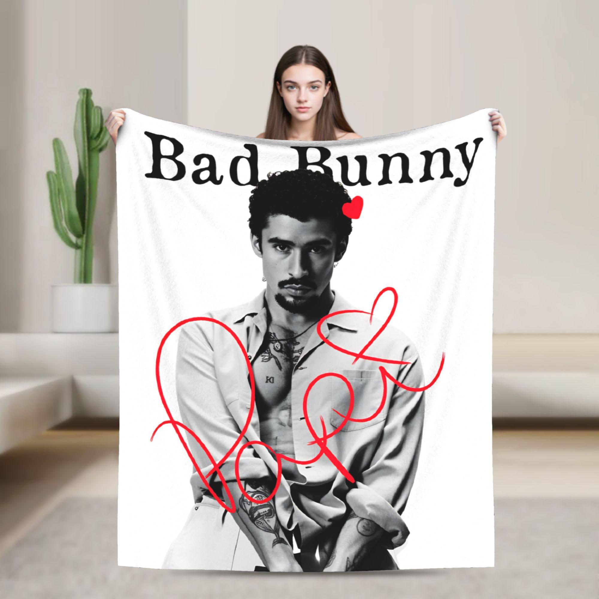 Плед Singer Bads Bunnys, качественный теплый плед для зимнего пикника на природе, забавное покрывало. 30x40in