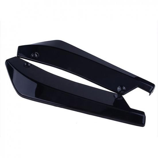 Car Sport Black Rear Bumper Lip Diffuser Splitter Canard Spoiler For Honda Civic