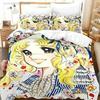 3D Print Manga Candy Anime Bedding Set Bedroom Soft Modern Bedspreads Comefortable Kids Duvet Cover Quilt Cover And Pillowcase