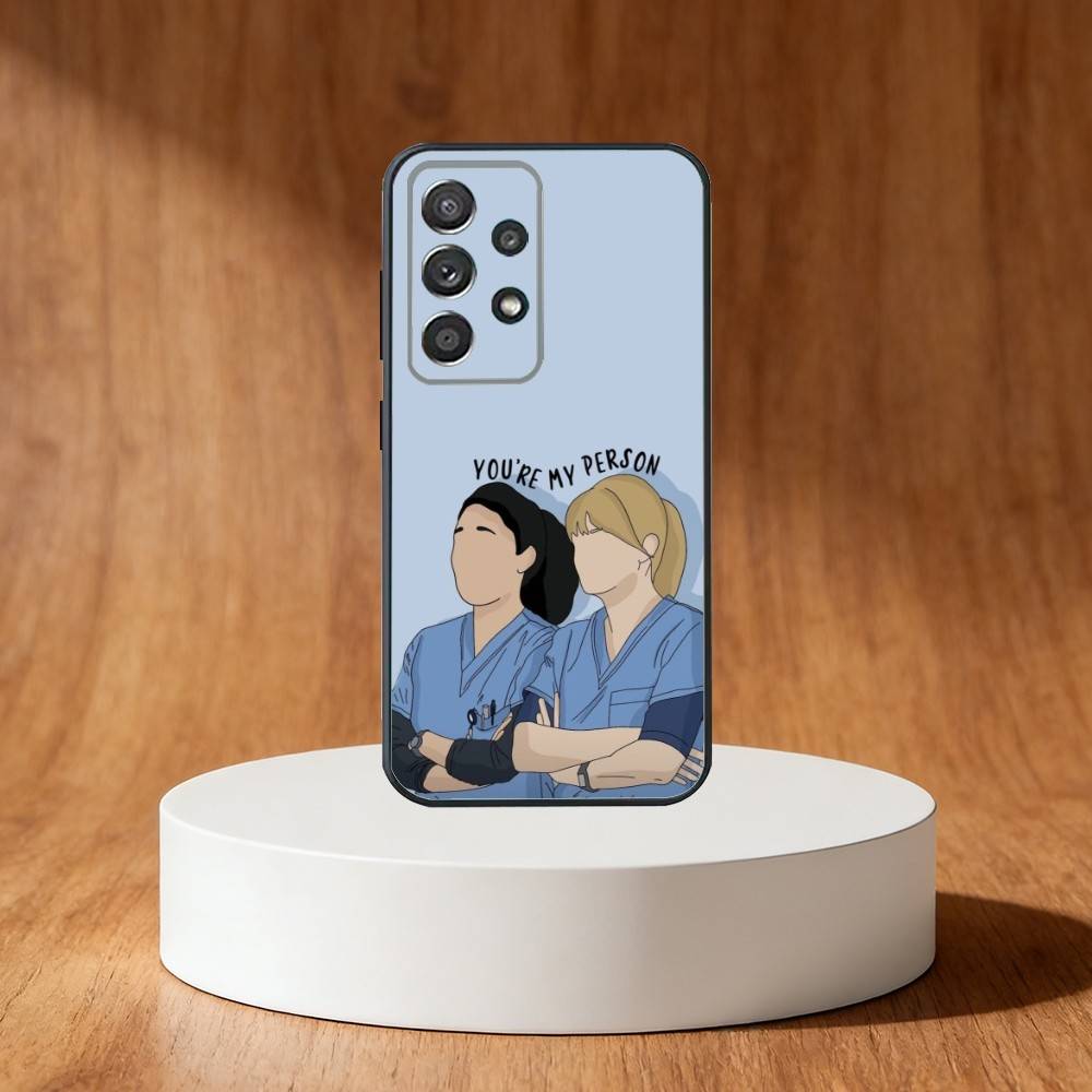G-GreysS A-Anatomy-Y Phone Case For Samsung S25,S24,S21,S22,S23,S30,Ultra,S20,Plus,Fe,Note,10,9,5G Black Cover