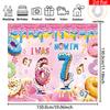 1 piece 2D flat banner | Birthday theme party photography background polyester material dessert theme