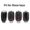 Transparent TPU Keyless For Hyundai Solaris Azera I30 Ix35 KONA Encino Grandeur Ig Accent Santa Fe Palisade Car Key Case Cover