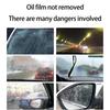 Safe Driving Windshield Cleaner Brush Offering 50 Percent Improved Night and Rain Clear Boosting Reaction Time for Accident Prevention