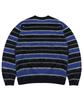 IDWS Vector Stripe Mohair Knit Black
