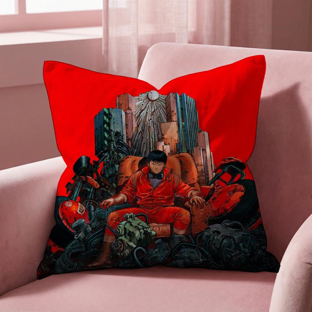 A-Akira ANIME Cushion Cover Multi-Scene Pillow Cover for Home & Car - Reversible, Soft & Durable for Daily Use