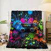 Gaming Neon Future Blanket Flannel Blanket Throw Blanket Sofa Cover Blanket Soft Premium Blanket Picnic Blanket Tv Blanket Gifts