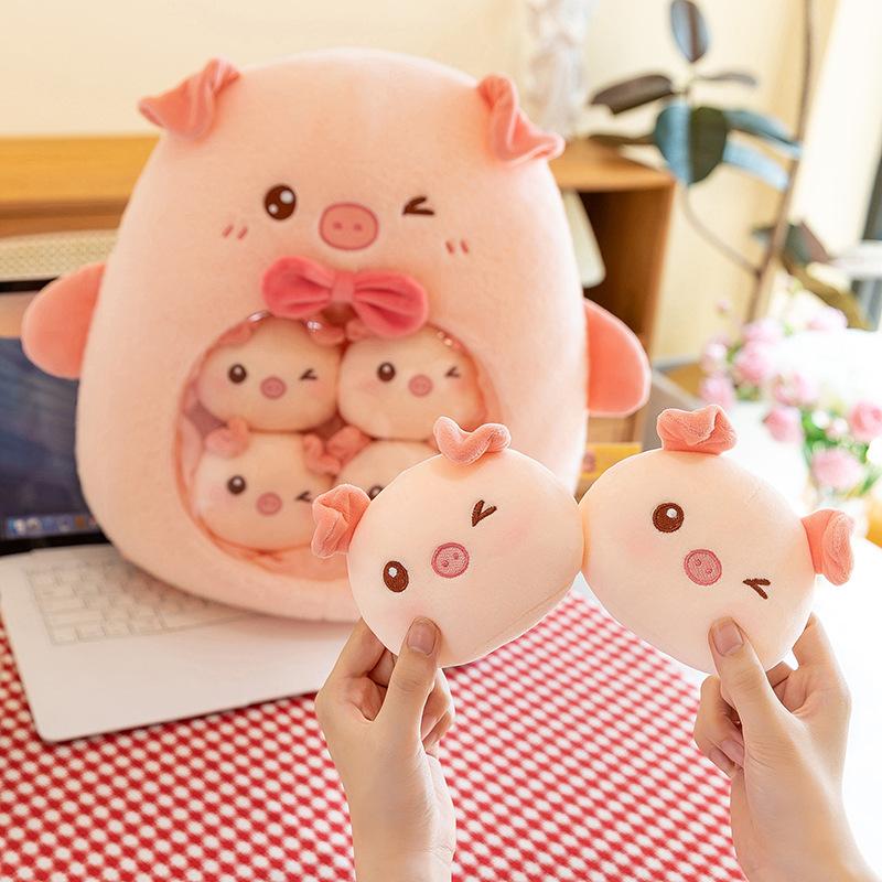 Cute Kapibala Capybara Snacks Pillow Doll Cradle Machine Doll Doll Girls Children's Gifts