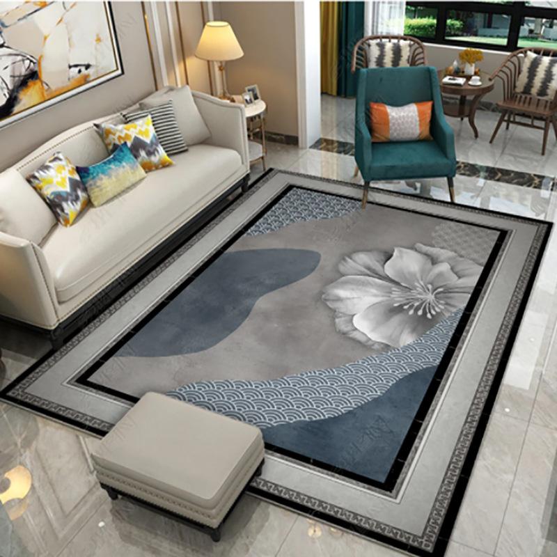 Living Room Carpet Abstract Bedroom Decor Plush Carpet Thickened Lounge Rug Non-slip Fluffy Soft Floor Mat