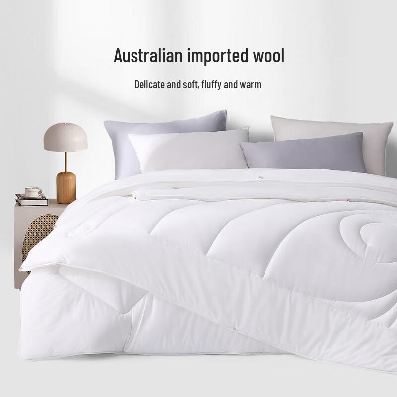 

Mercury Home Textiles Australian Sunshine Wool Four Seasons Two-in-One Quilt