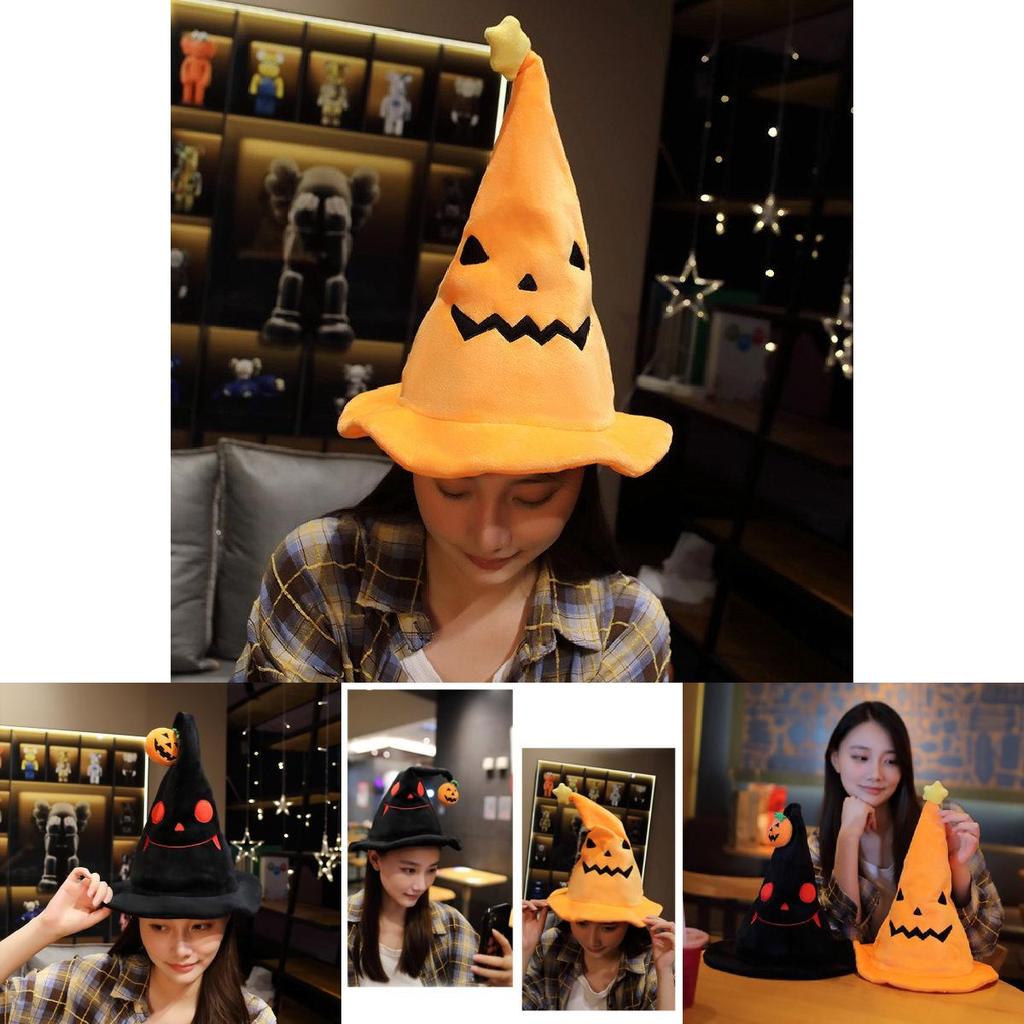 Adorable Plush Pumpkin Elf Hat For Halloween Festive Decorations And Cute Accessories