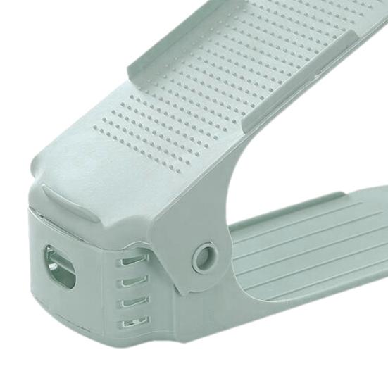 1/26Pcs Double Layer Shoe Holder Space Saving PP Sloped Design Slippers Rack for Dorm