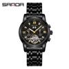 Sanda Men's Automatic Tourbillon Watch with Calendar - Trendy and Cool Design