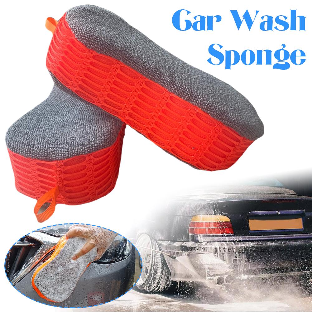 Gąbka do mycia samochodu Blok do czyszczenia samochodu i motocykla Duży rozmiar Gąbka Szczotka Narzędzie do usuwania kurzu z samochodu