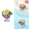 Rose Bouquet Bead Charms copper Colors Charm Bead Charms Compatible With Authentic Charm Bead Charms Bracelets Bead Charms for Women Jewellery Making