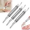 5 In 1 Multifunctional Shrimp Line Belly Knife, Stainless Steel Shrimp Line Scale Removal Knife, Portable Shrimp Line Peeling Knife, Kitchen