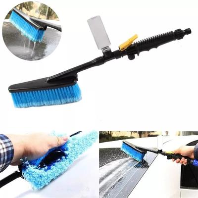 Car Wash Brush Hose Adapter Water Spray Nozzle with Foam Bottle Car Body Cleaner