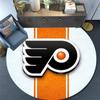 Philadelphia Flyers,Round Area Rug,Carpet Rug for Living Room Bedroom Sofa Playroom Decor,Non-slip Floor Mat