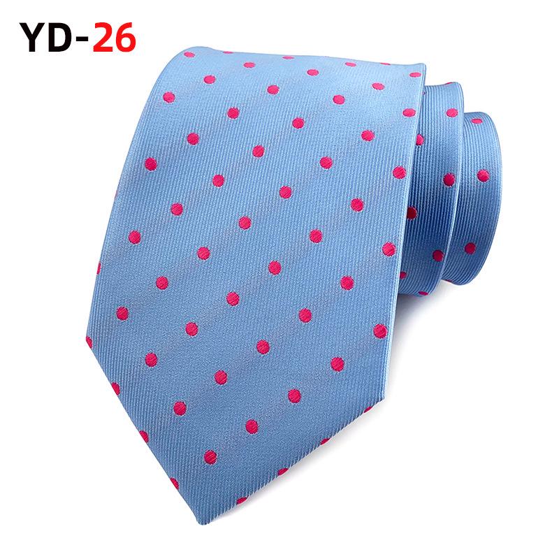 2025 Polka Dot Polyester Herren Business Casual Krawatte - Verschiedene Farben