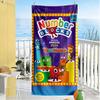 Numberblocks Customizable Name Beach Towel Soft Durable Quick-Dry Ideal for Travel Outdoor Swim Pool Yoga Surf Camping Hiking Gym Gift Holiday