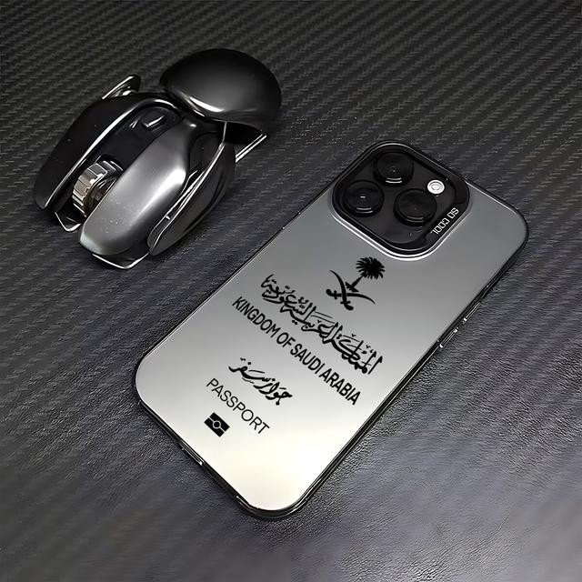 Saudi Arabia Passport Phone 13 12 11 Pro Max Candy Matte Shockproof Back Cover For iPhone 16 15 14 Case