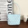 2026 Spring Women's Polka Dot Nylon Shoulder Handbag - Fashionable, Cute, Versatile