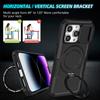 Magsafe Magnetic Adsorption Case For iPhone 15 Pro Max iPhone14 Plus 13 Pro 12 11 Pro Metal Holder Sliding Camera Protect Cover