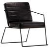Day and Night - Day and Night Black Genuine Leather Armchair