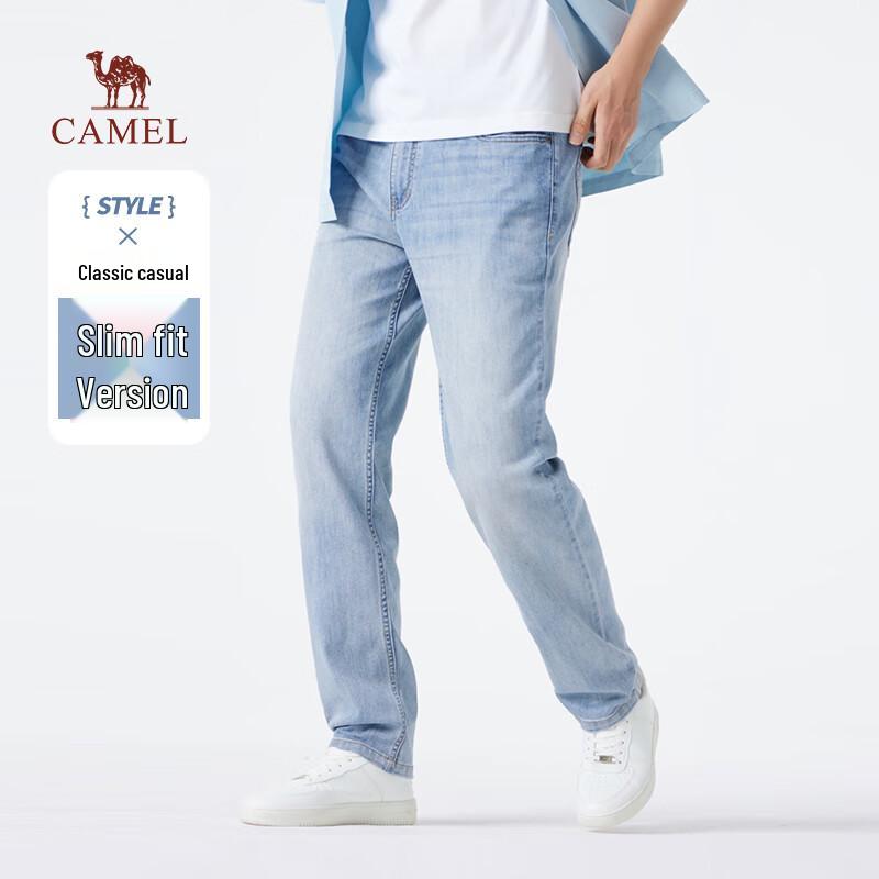 Camel Men's Lightweight Breathable Casual Jeans