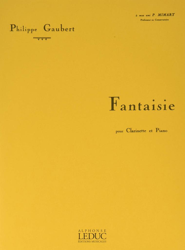 Gaubert: Fantaisie (clarinet, Piano) Ujer Publishing