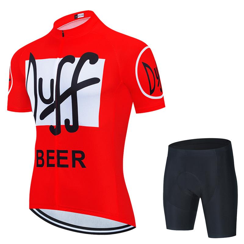 Cycling Suit Zipper Short Sleeve Spring And Summer Bicycle Riding Thin Bicycle Downhill Suit Cycling Suit Set