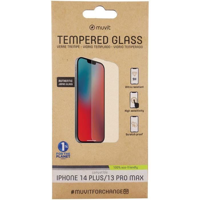 Muvit for change verre trempe iphone 13 pro max