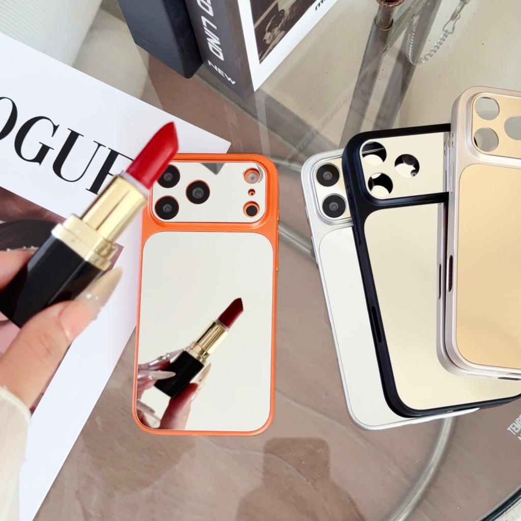 Makeup Mirror Shockproof For Magsafe Magnetic Phone Case For iPhone 17 16 15 14 13 Pro Max Camera Corning Large Window PC Cover