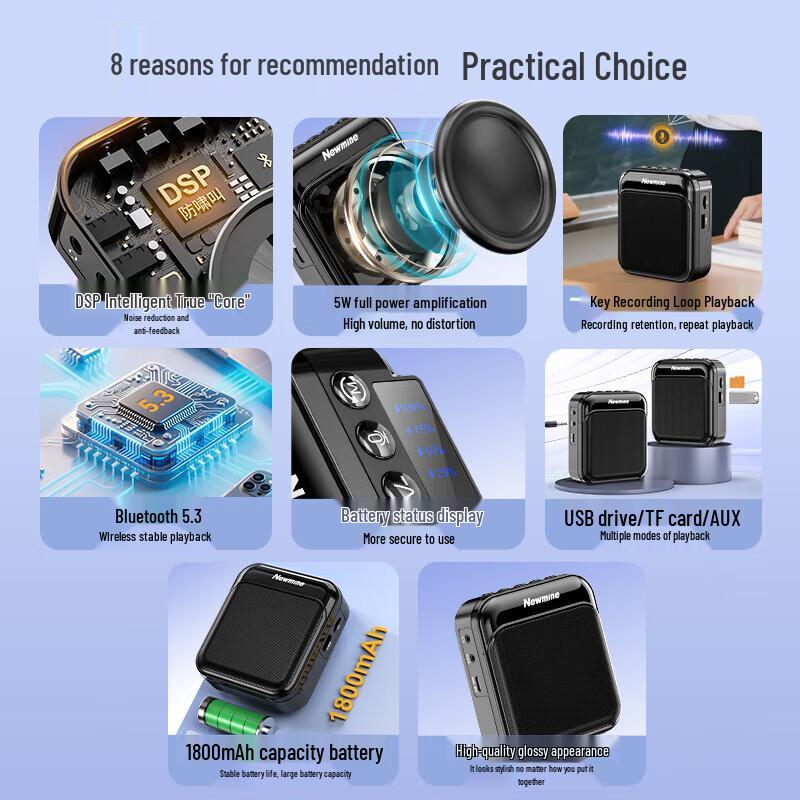 Newmine Portable Voice Amplifier (CN Version)