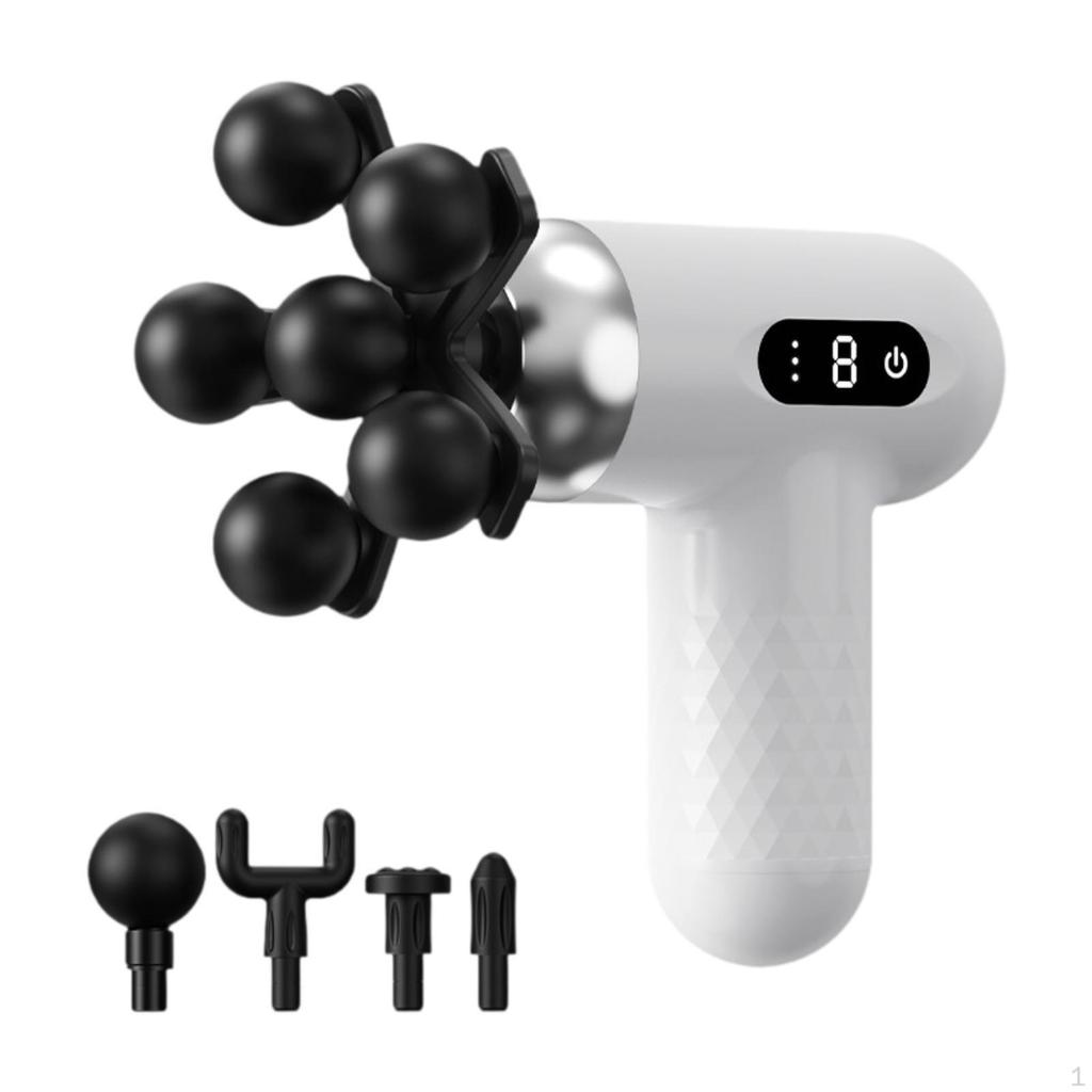 Head Massager 4 Types of Massage Heads Strike for Arm Neck Shoulder