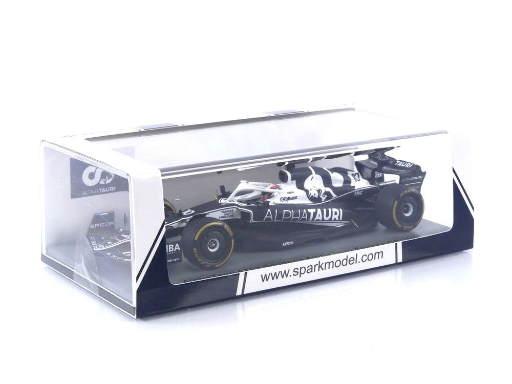 Spark Scuderia AlphaTauri AT03 2022 F1 Belgian GP Gasly 100th race 1/43 #10 P. Gasly's