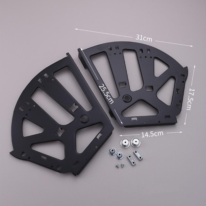 2 Bucăți Balama Dulap Pantofi Oțel Raft Pantofi Suport Flip Cadru Metalic Balama Raft Pantofi Durabil