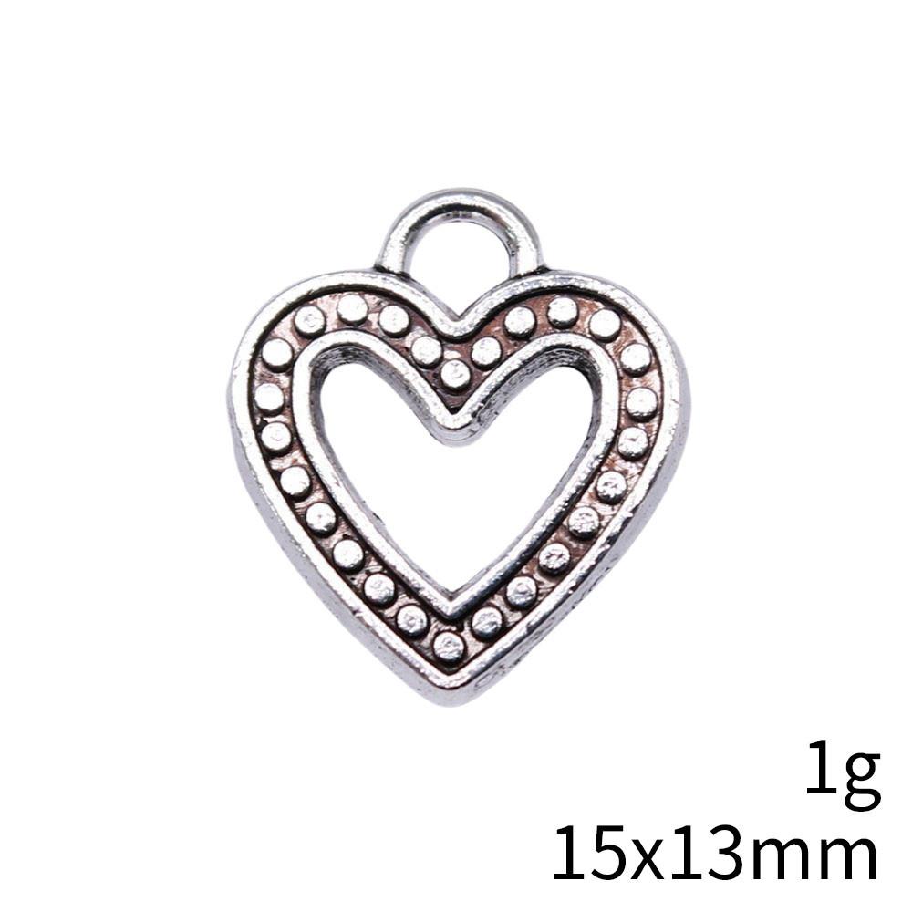 Back To School Charm Bracelet Hollow Peach Heart Charms Pendant Ornaments For Home Male Pendant