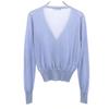PRADA Made in Italy 100% cashmere Long sleeve V neck knit cardigan 40 Women Used