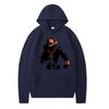 One Piece Anime Character Print Hoodie Loose Fit Casual Sweatshirt Couples Teens